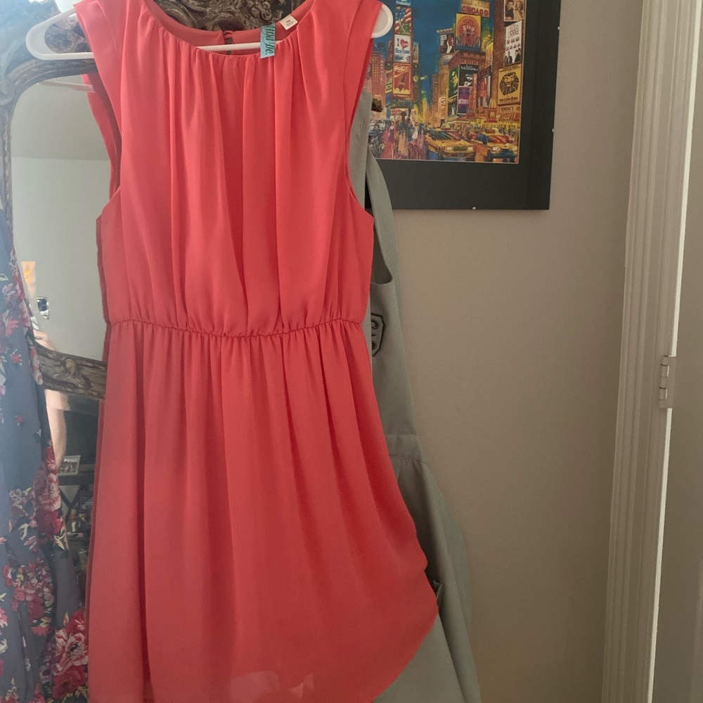 Peach Dress